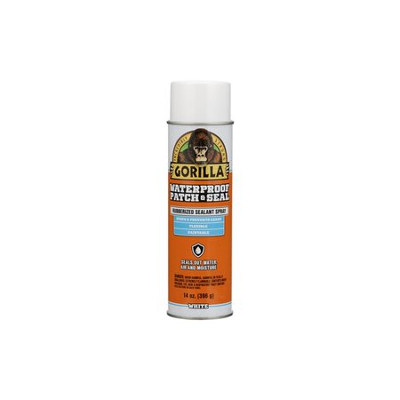 GORILLA GLUE White Rubber Waterproof Patch & Seal Spray 14 oz 104054